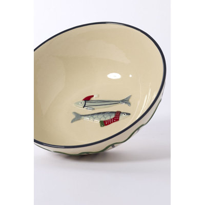 Festive Fish Bowl 10"x 3.5"