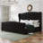 Platform Bed Frame With Wingback Headboard-862675282-807153011