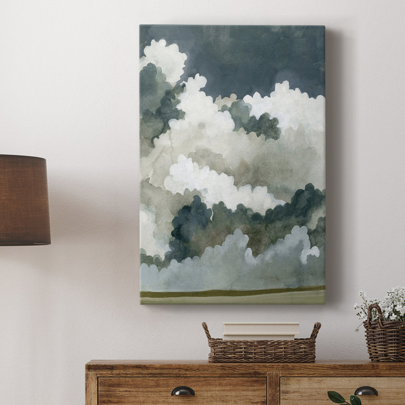 Vaste ciel neutre II - galerie Cavas sur mesure, H 12 po x l 8 po