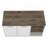 Kitchen Island, Three Open Shelves, Two Cabinets