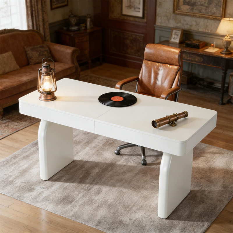 Bureau de direction avec tiroirs - ordinateur multifonctionnel et table de salle à manger pour la maison / le bureau