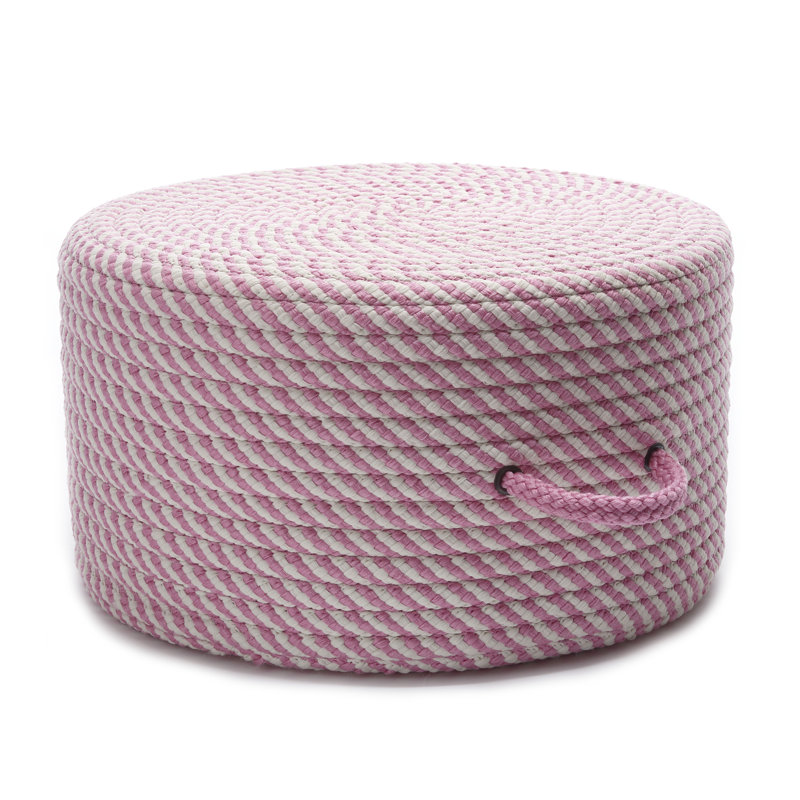 Repose-pieds Carron, Rose / blanc, Rose