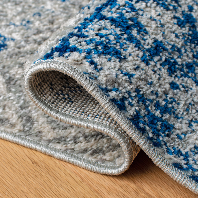 Tabb Geometric Hand Woven Area Rug, Rectangle 122 x 183 cm