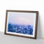 The Hanoi Skyline in Vietnam in Abstract - Picture Frame Graphic Art Print on MDF-55737834-55737836