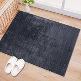 Tapis gris foncé performance lavable à la machine Ipswich