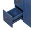 Meuble-lavabo bleu 36 po, pratique et élégant