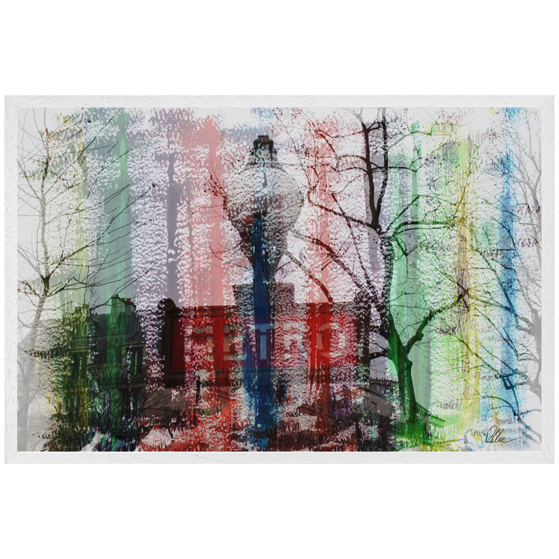 Single Picture Frame Print, White, 76cm H x 114cm W x 4cm D