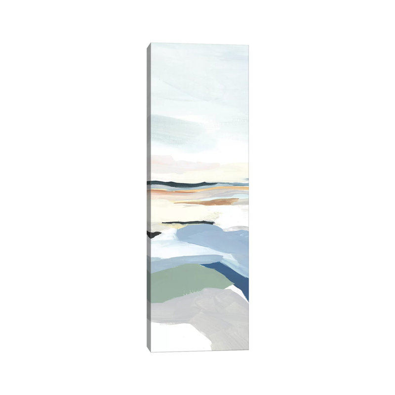 Seaside Day III, 30.48 cm H x 91.44 cm W x 1.91 cm D, Wrapped Canvas