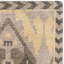 Tapis ikat en laine / coton noué à la main Nesika en brun / or / beige-1257632846