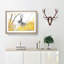 Alert Hare In The Meadow In Abstract - Single Picture Frame Painting-55547626-55547625