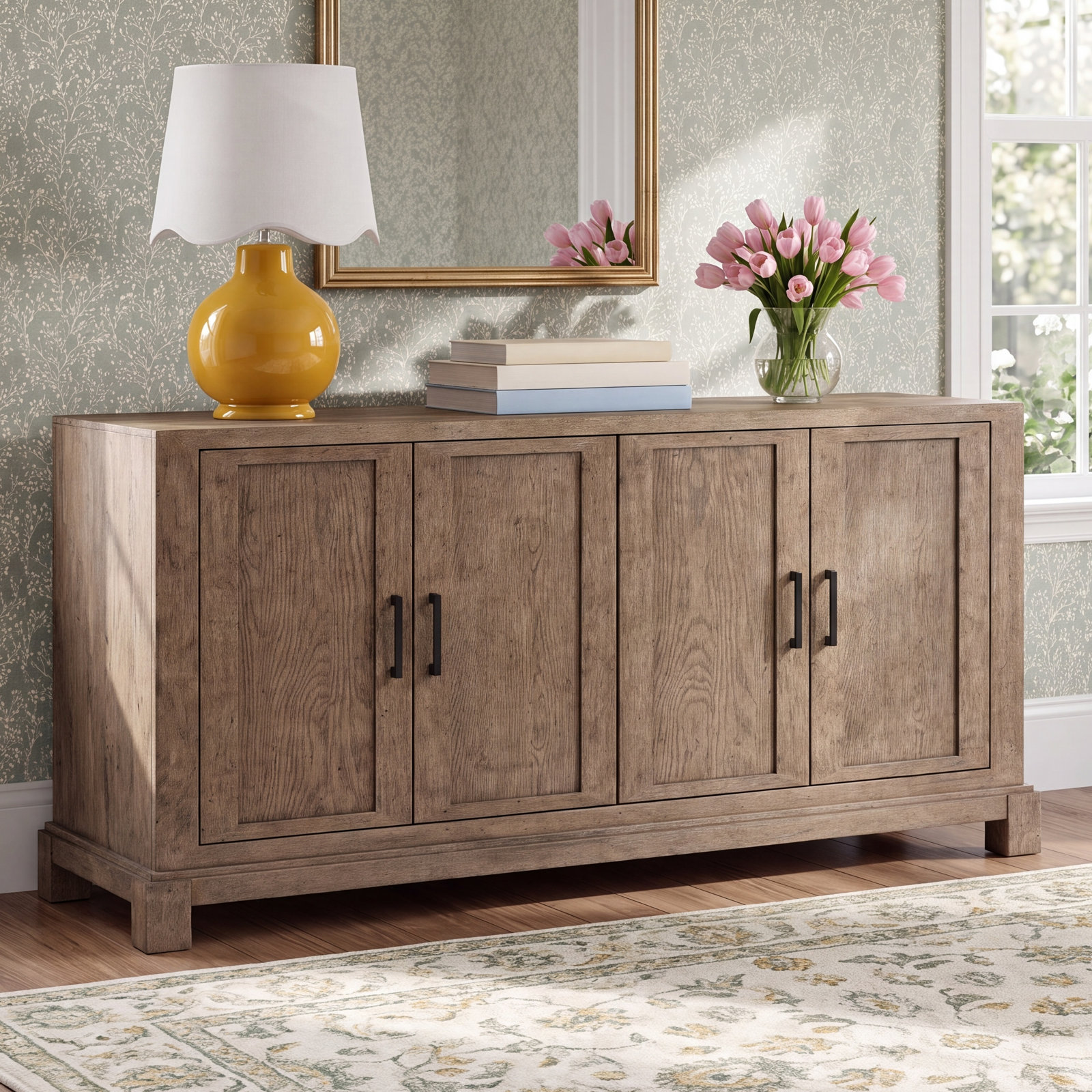 Chianti Sideboard, Rustic Natural Tone