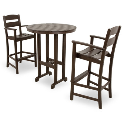 POLYWOOD Classics 3-Piece Round Bar Set