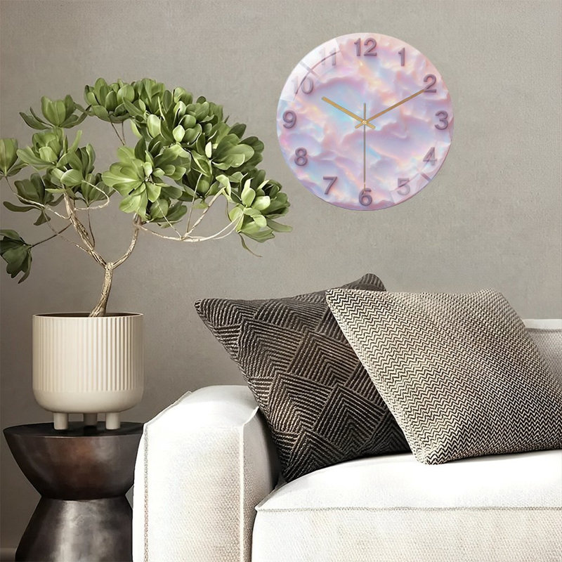 Horloge murale avec horloge murale 12 po