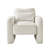 Fidele 33"W Modern Upholstered Armchair with Lumbar Support Pillow-496915686