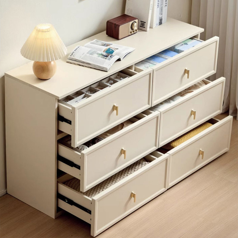 Coiffeuse avec miroir lumineux, 6 tiroirs