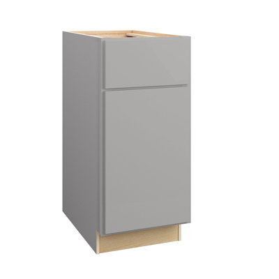 Gallery Express Rowan Assembled 21 in. W x 21 in. D x 34.5 in. H Vanity Depth Sink Base Kitchen Cabinet Right in Cloud