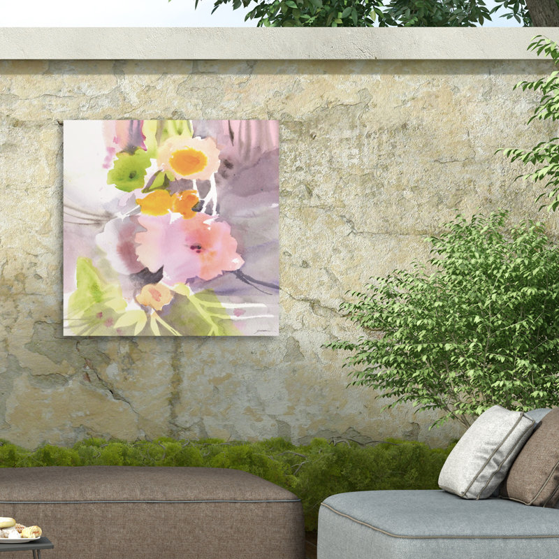 Sheila Golden A Light We Cannot See Outdoor  Canvas, 14" H x 14" W