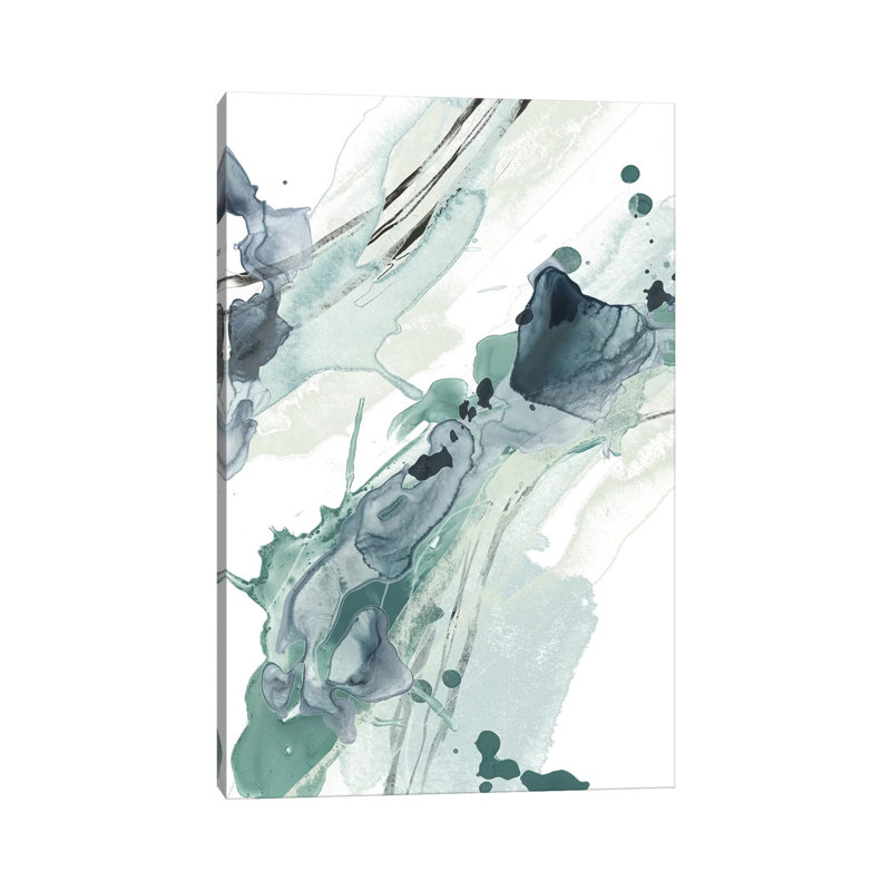 Deep Splash II by June Erica Vess - Wrapped Canvas Gallery-Wrapped Canvas Giclée, 66.04 cm H x 45.72 cm W