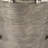 Small Champagne Metal W/Studs Vase-114208655-114208656