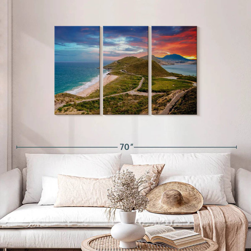Rorry St. Kitts Landscape, 28" H x 45" W