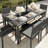Martha Stewart 71" Outdoor Rattan Wicker Patio Table with Engineered Wood Top-109713862