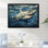 Shark Echo, reproduction d'art sur toile