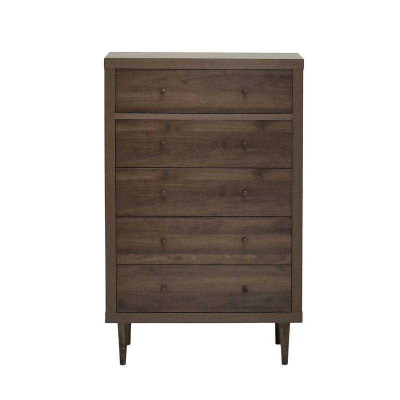 5-DRAWER CHEST, Walnut
