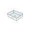 Zero 100 39.37'' L Bathroom Sink-31354427-31354430