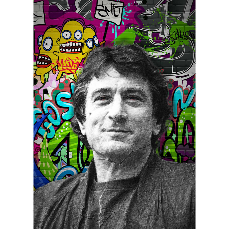 Robert De Niro - No Frame Print, Metal, 25.3cm H x 20.2cm W