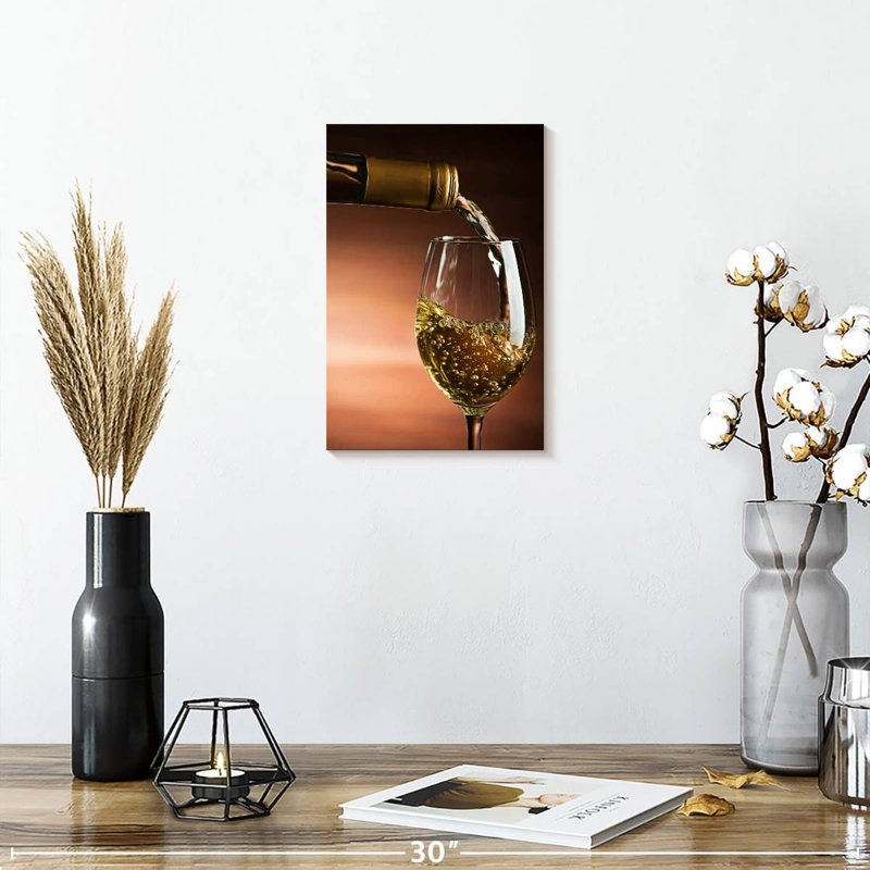 Yarlin White Wine Serving, 24" H x 16" W