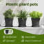 Round Flower Pot 24 Pcs Plastic-1534420386-1534420410
