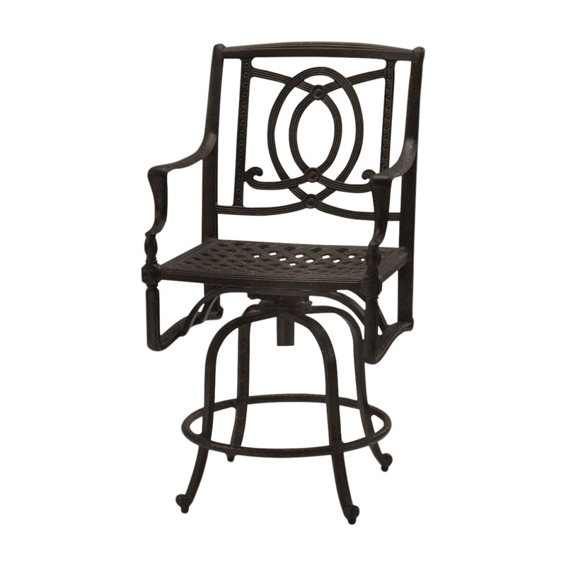 Bel Air 29" Swivel Patio Bar Stool, Shade, 24"