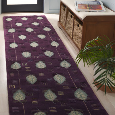 Tapis floral en laine Berkley