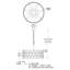 Abdella 7 - Light LED Crystal Pendant