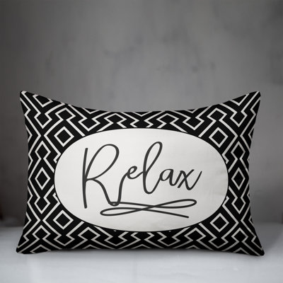 Relax Outdoor Rectangular Pillow Cover and Insert