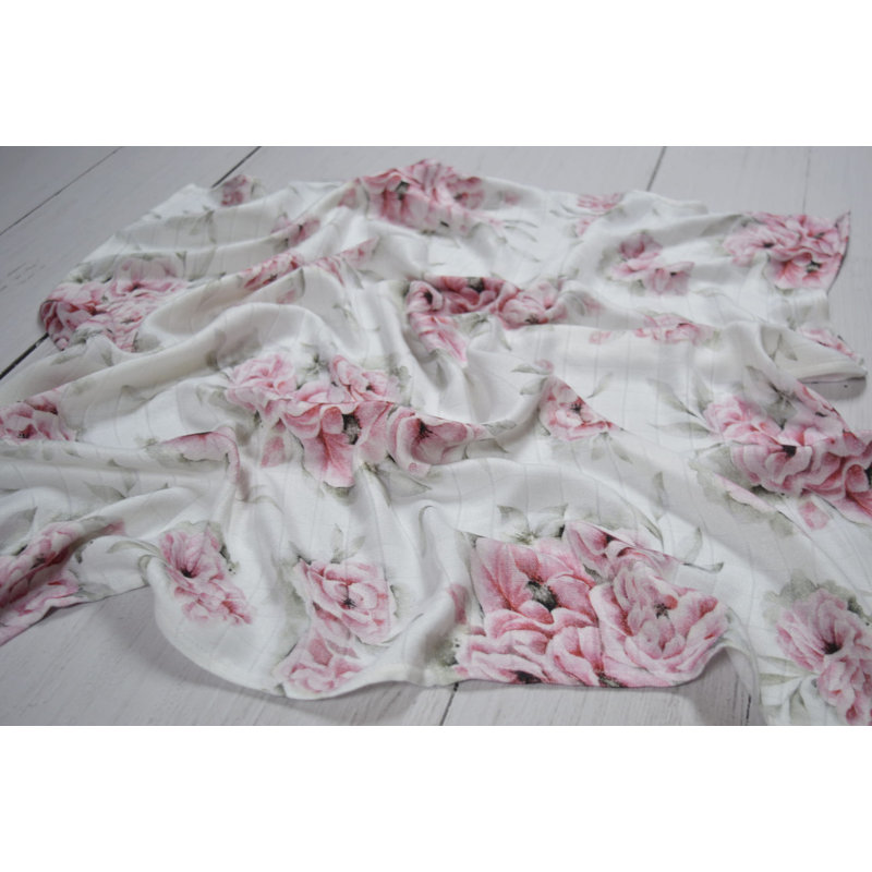 Medeiros Floral Friends Floral Cot Diaper