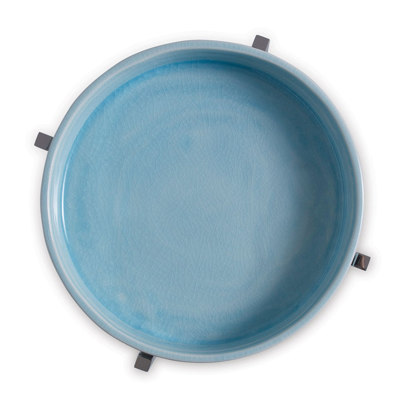 Jody Tray Top End Table, Sky Blue