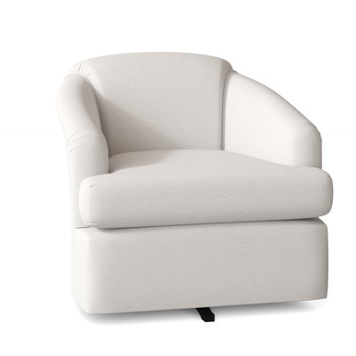 Cass Upholstered Swivel Armchair