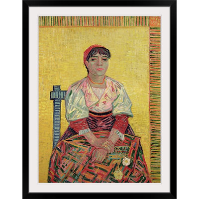 « the italien : agostina segatori, 1887 » par vincent van gogh, reproduction d’art