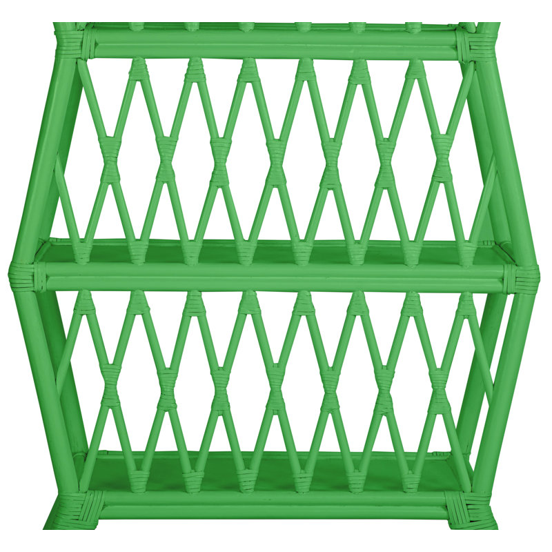 Hollywood Etagere Bookcase, Bright Green