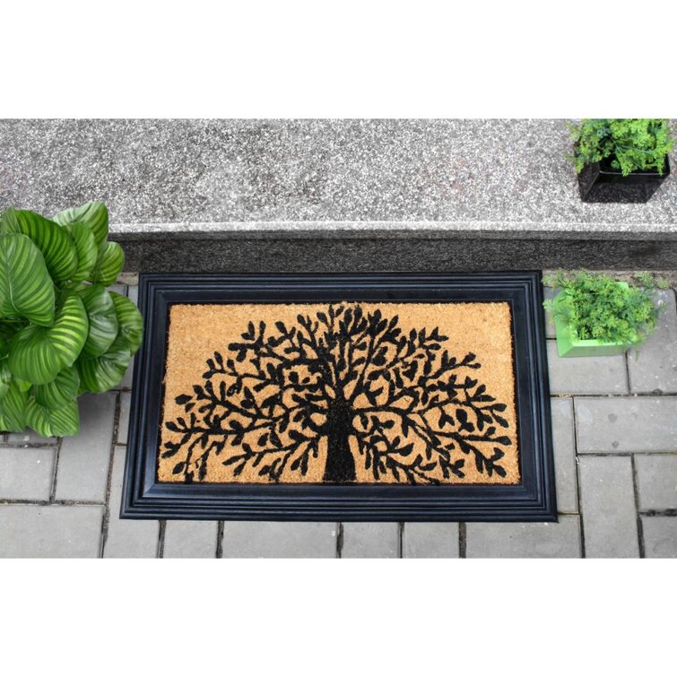 Tree of Life Double Door Mat Non Slip Patio Doormat Welcome Front