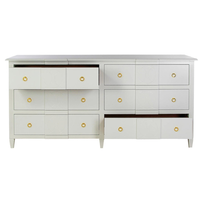 New Orleans Solid Wood 6 - Drawer Sideborad