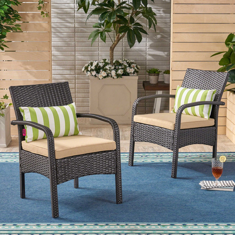 Cordoba Kd Wicker Chair, Tan