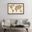 World Map Series: Dogs, impression sur toile tendue-19742907-74737872-74737873