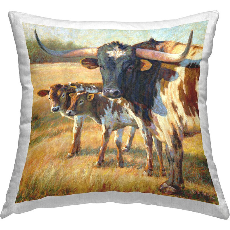 Polyester Throw Square Pillow Cover & Insert