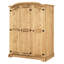 Harietta 3 Door Solid Wood Wardrobe