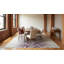 Tapis contemporain en laine tissé à plat multicolore Brenda-2020108653