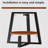 Round End Table, 19.69'' 2-Tier Side Table for Living Room, Bedroom-478168921