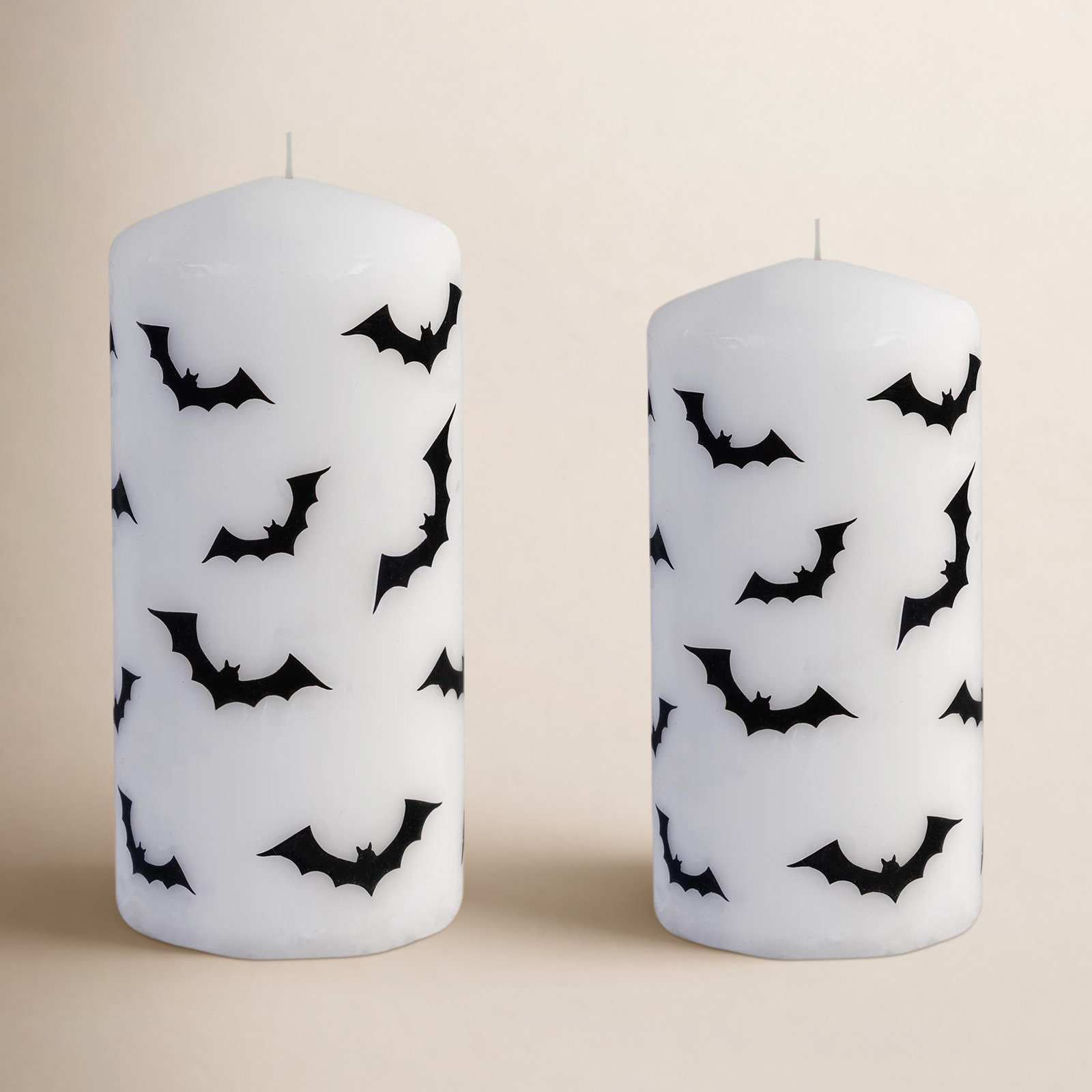Bat Pillar Candle Set