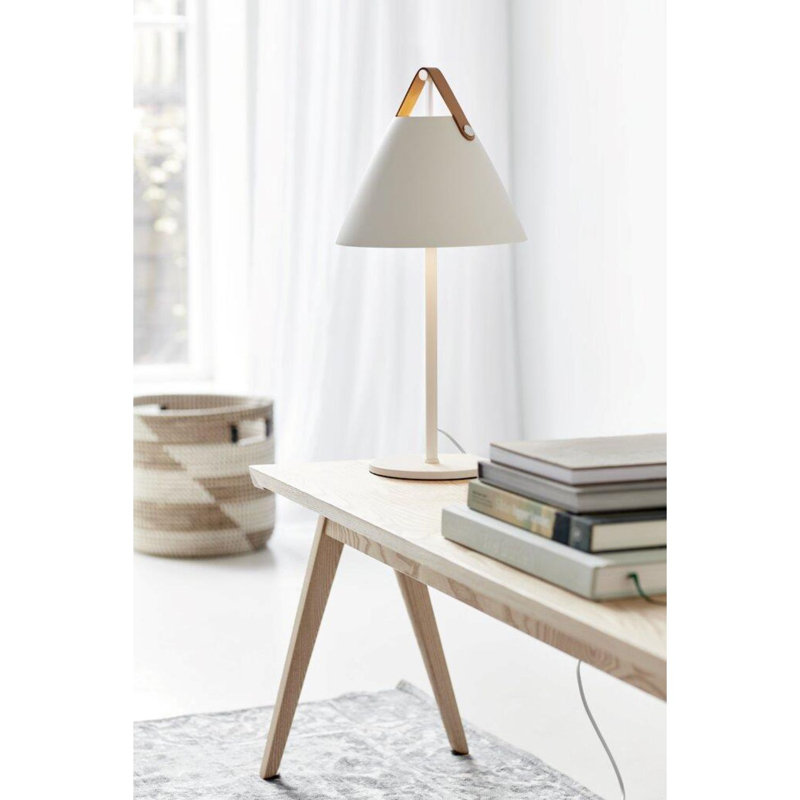  Strap Table Lamp, White